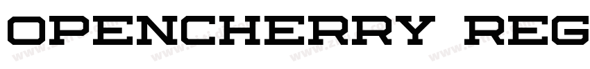 opencherry regular字体转换